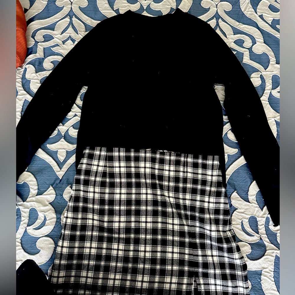 Cat and jack skirt and matching shirt